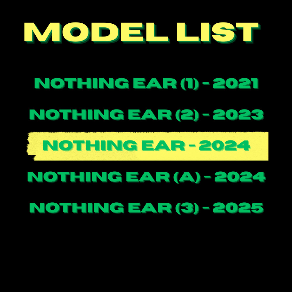 Nothing Ear Wireless 2024 Replacement Black - (Left Earbud)