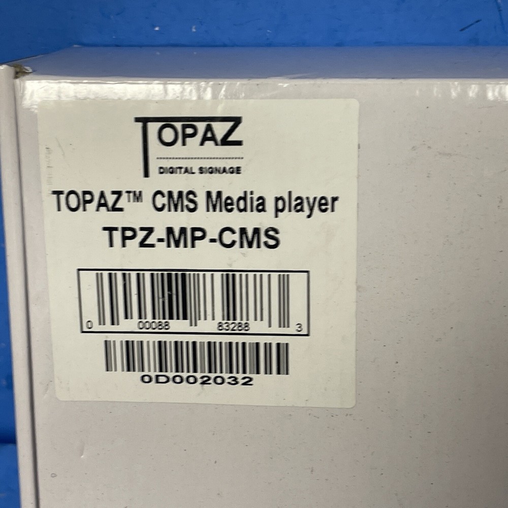 TOPAZ CMS MEDIA PLAYER TPZ-MP-CMS