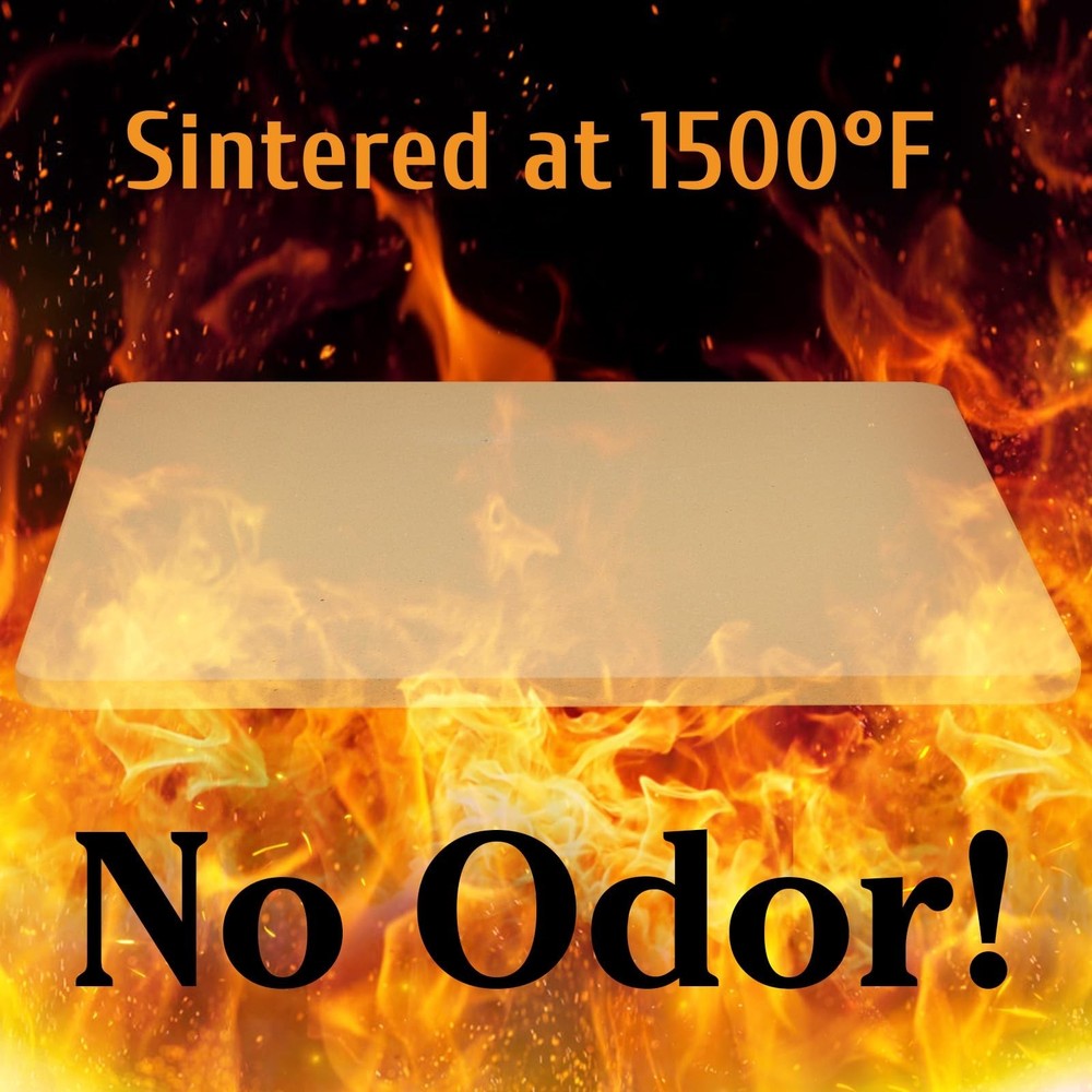 Extra Large Pizza Stone 22" x 14",Cooking Stone for Grill Rectangular, Baking...