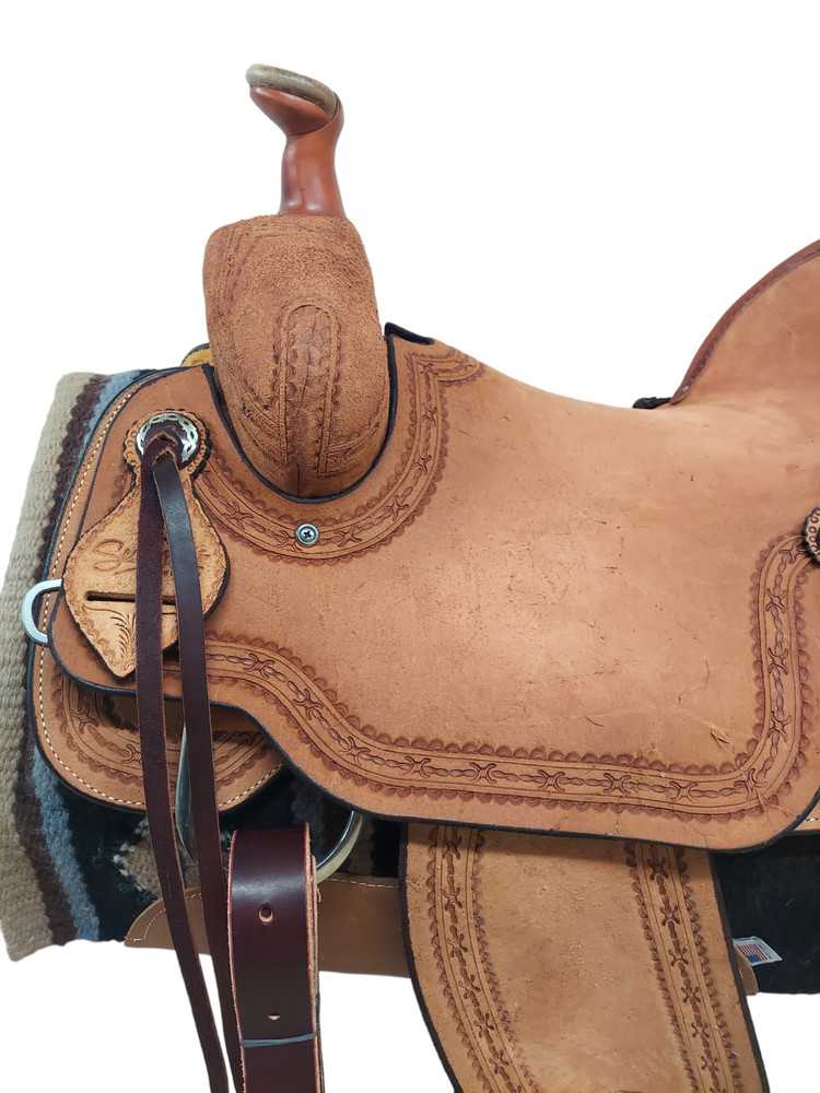 17" New Scott Thomas Western Ranch Saddle 1-1124