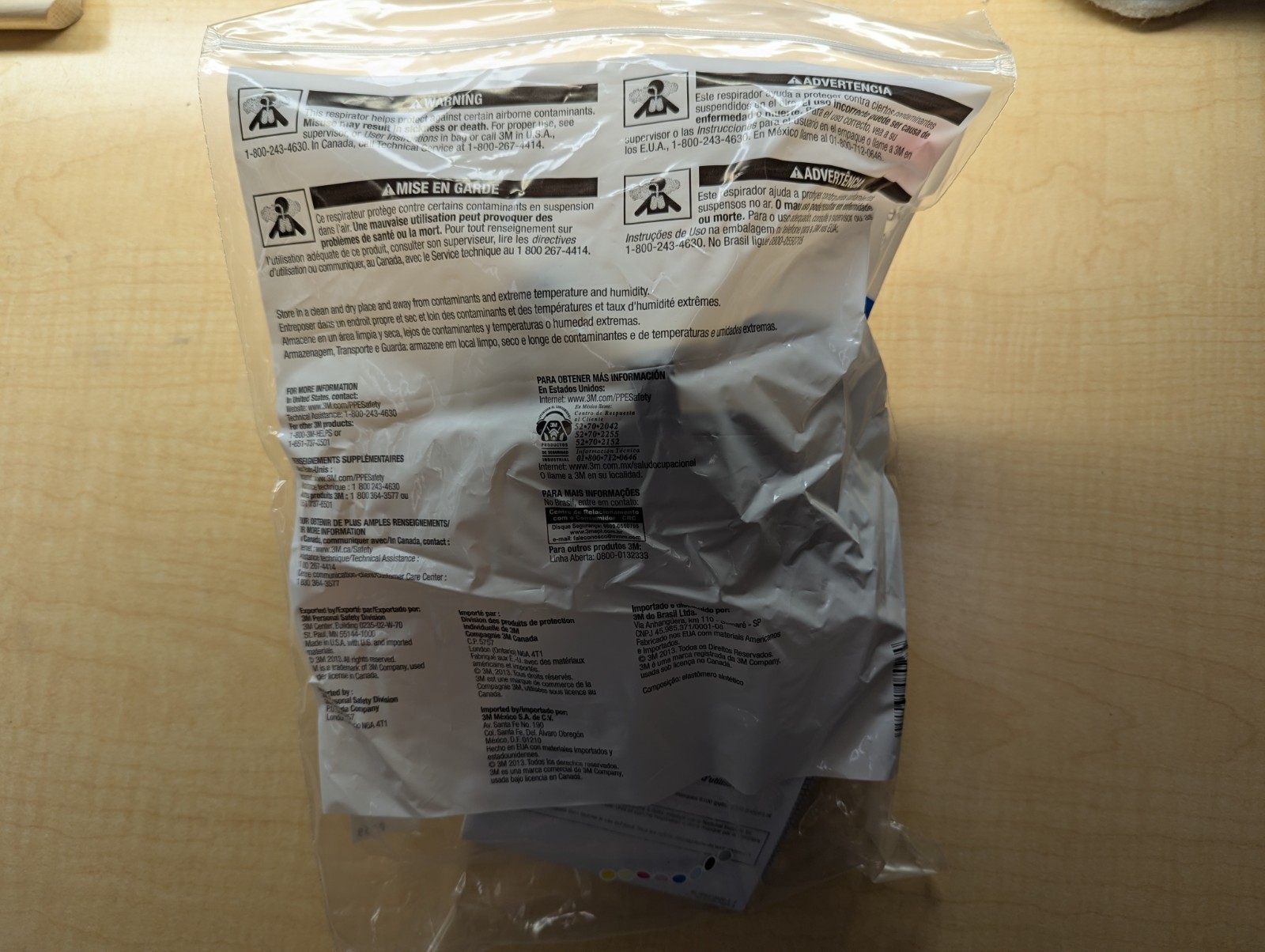 3M 6300 Half-Face Reusable Respirator, NIOSH, Bayonet, 4-Point, Large,