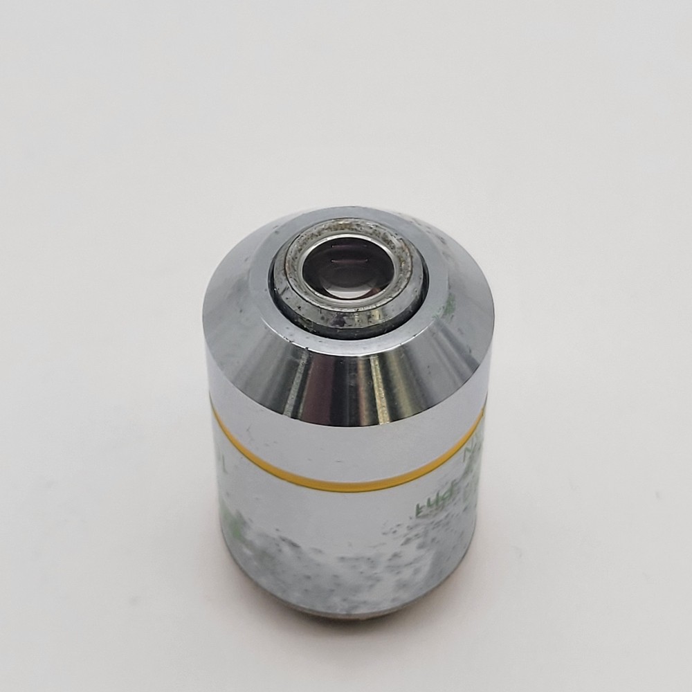 Olympus Microscope Objective Plan 10x Ph1 Phase Contrast