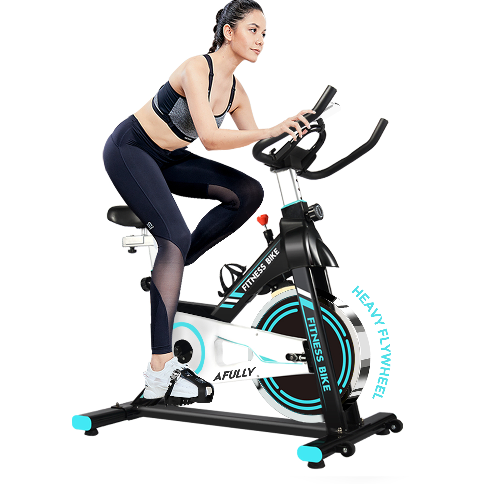 Indoor Cycling Bike Commercial Exercise Bike Stationary Cardio Fitness Workout