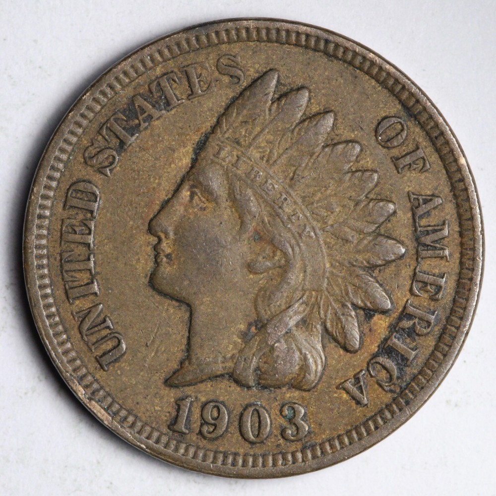 1903 Indian Head Cent Penny CHOICE AU E210 T