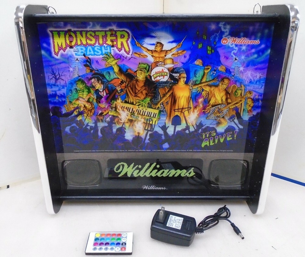 Williams Monster Bash Pinball Head LED Display light box