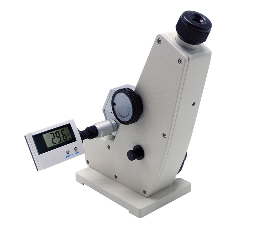 Abbe Refractometer Monocular Abbe Refractometer with Range Index 1.3000-1.7000nD