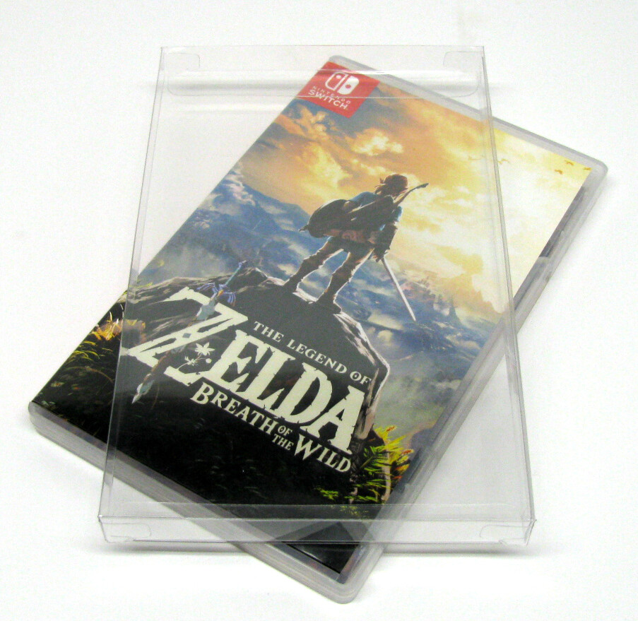 5x NINTENDO SWITCH PLASTIC & STEELBOOK GAMES - CLEAR PROTECTIVE BOX PROTECTOR