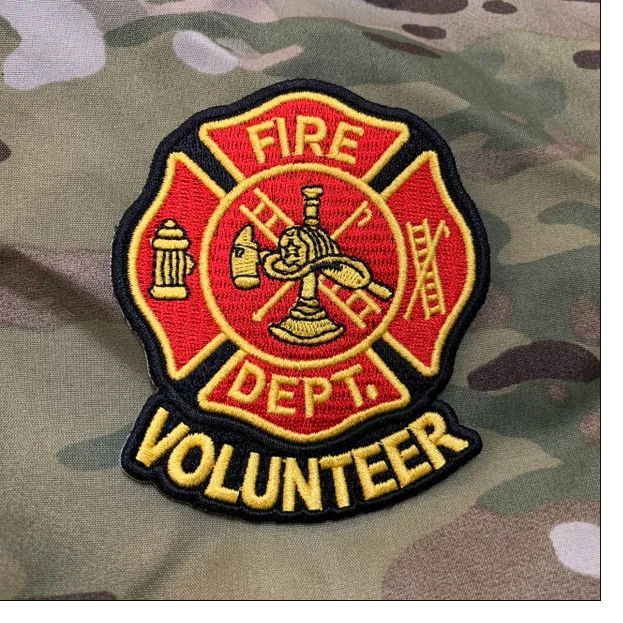 Volunteer Firefighter Maltese Patch