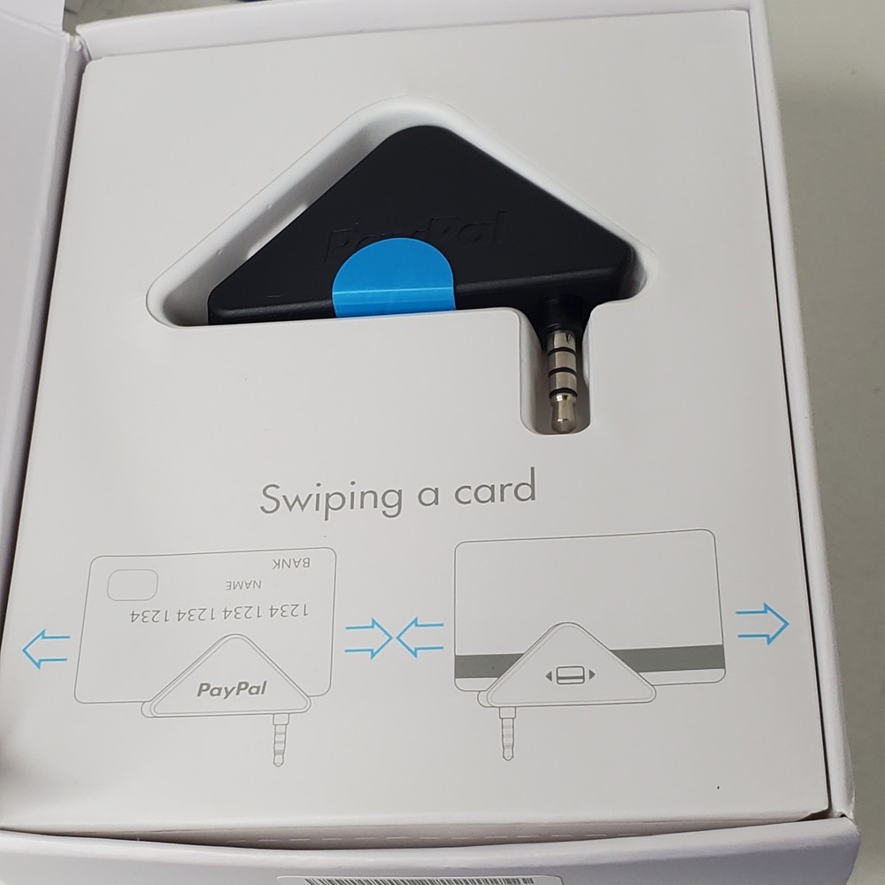 PayPal Mobile Card Reader Swiper PayPal Here Audio Jack With Box IPhone Android