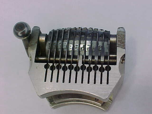 LEIBINGER NUMBER MACHINE NUMERATOR backward SG