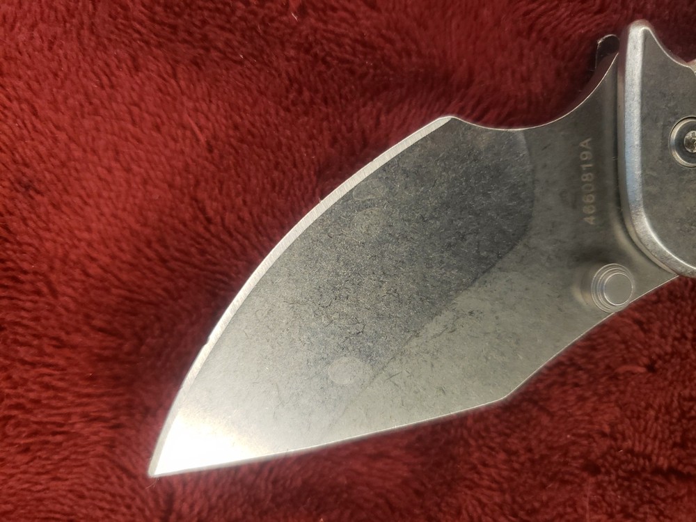Gerber Kettlebell Pocket Knife Frame Lock Plain Edge Blade kettlebell