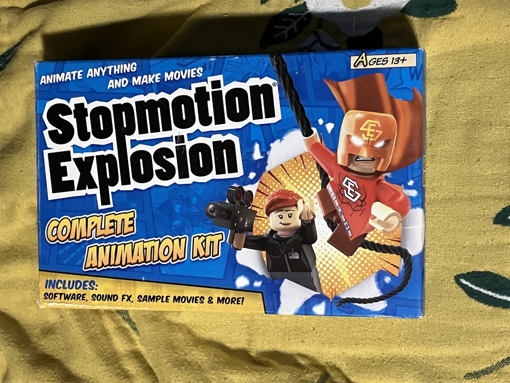 Stopmotion Explosion Complete HD Animation Kit w/Camera 2021 UNOPENED BOX