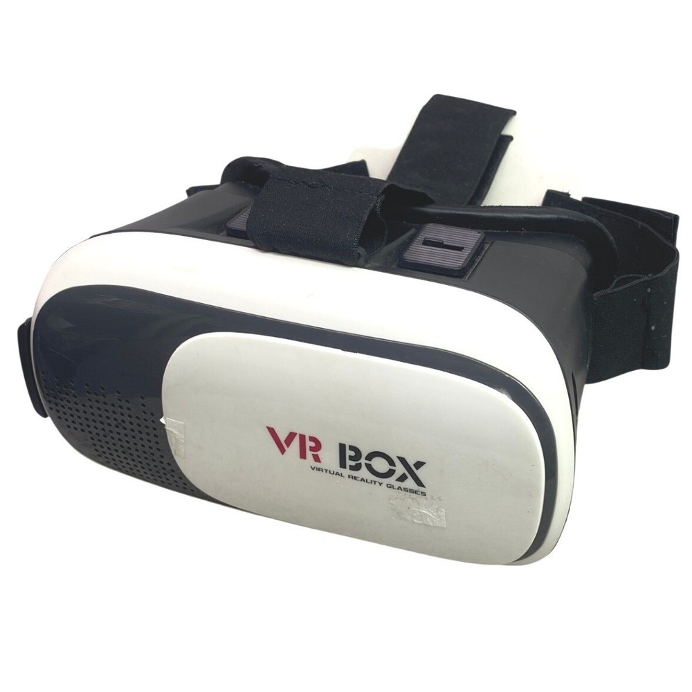 VR BOX Virtual Reality Glasses White Black Smartphone VR Headset Adjustable