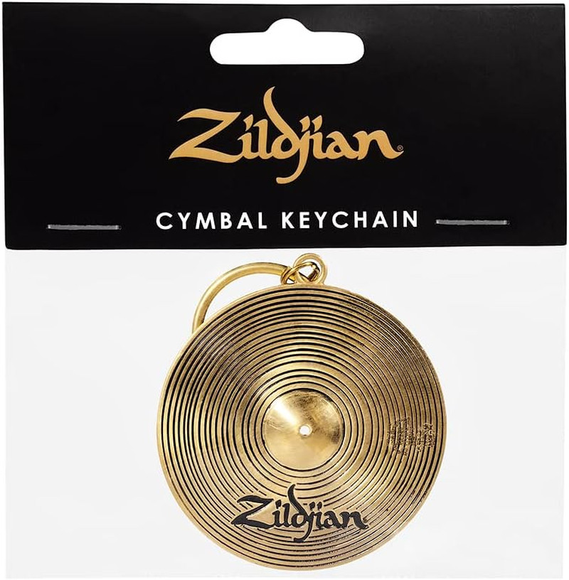Brass Cymbal Keychain