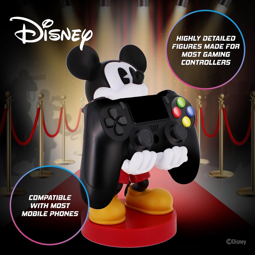 Cable Guys: Disney Mickey Mouse Phone Stand & Controller Holder - Red