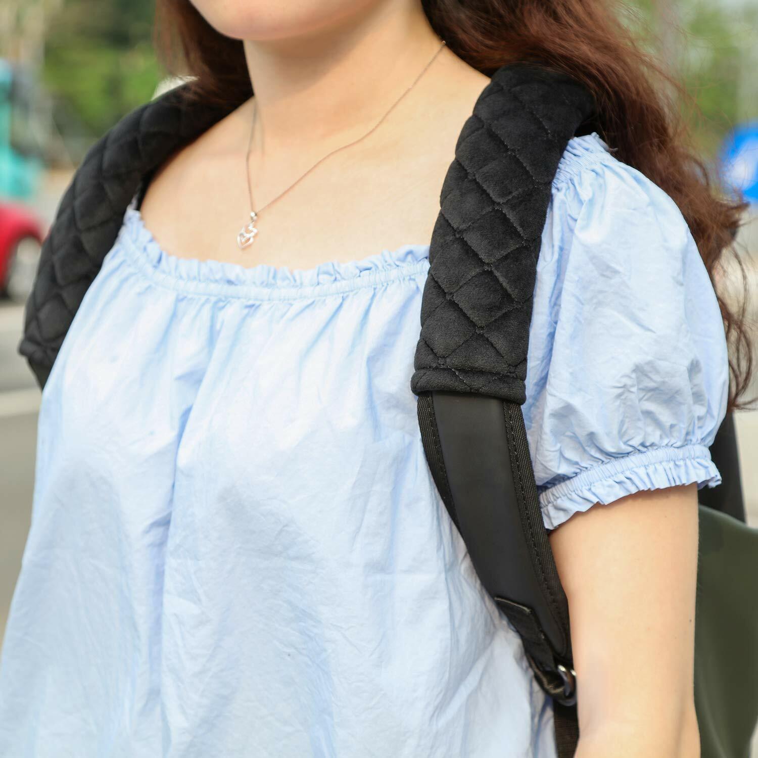 4Pcs Car Safety Seat Belt Shoulder Pad Cover Cushion Harness Comfortable Driving