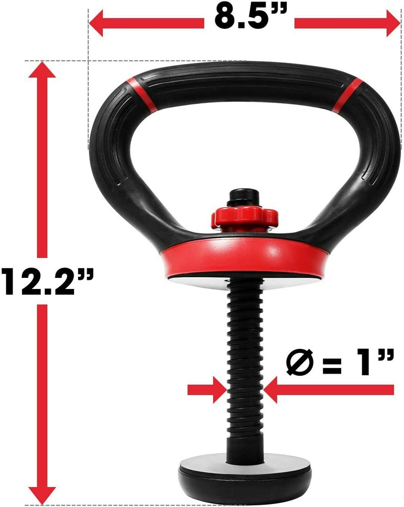 Yes4all New adjustable Kettlebell Handle Add in Weights