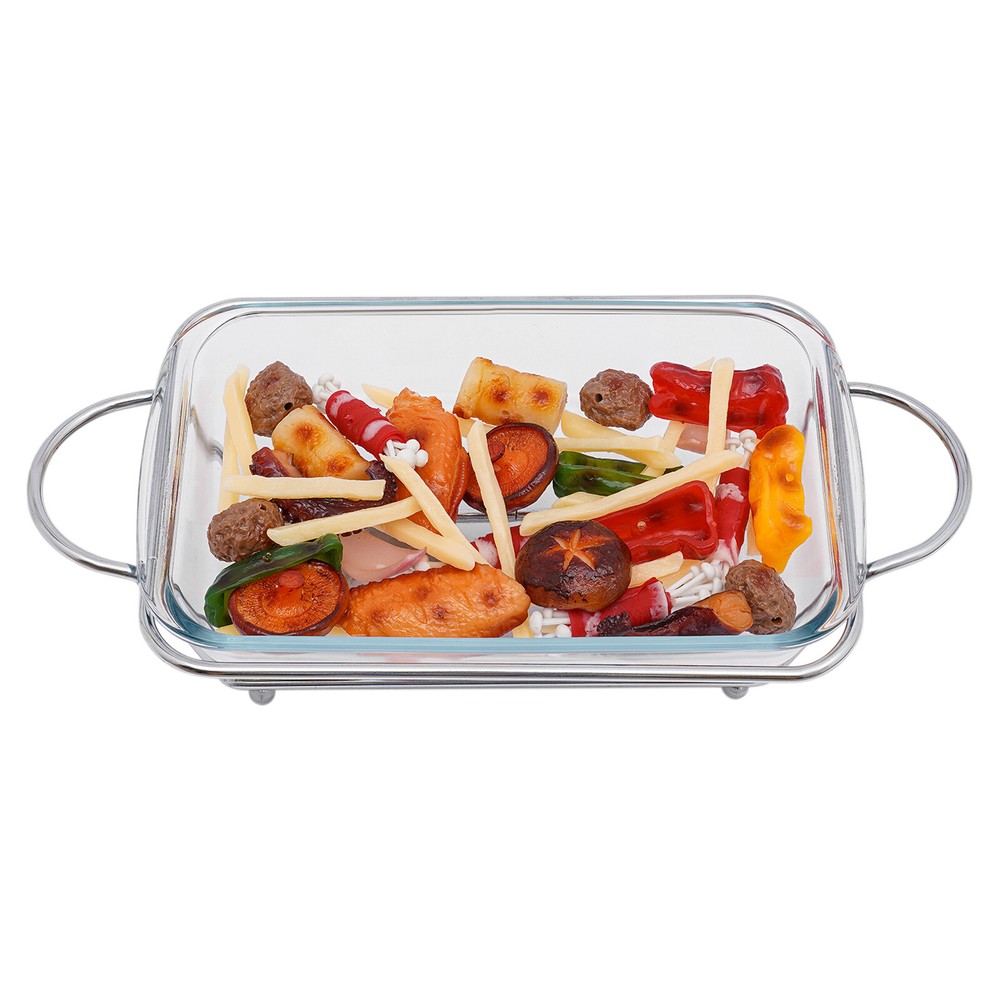 2L Countertop Chafing Dish Buffet Set Warming Tray Buffet Server Food Container