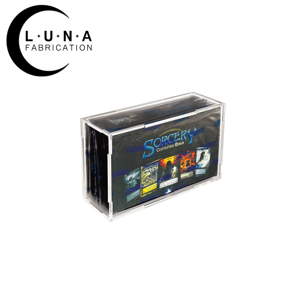 Acrylic display case for Sorcery Contested Realms Booster Box