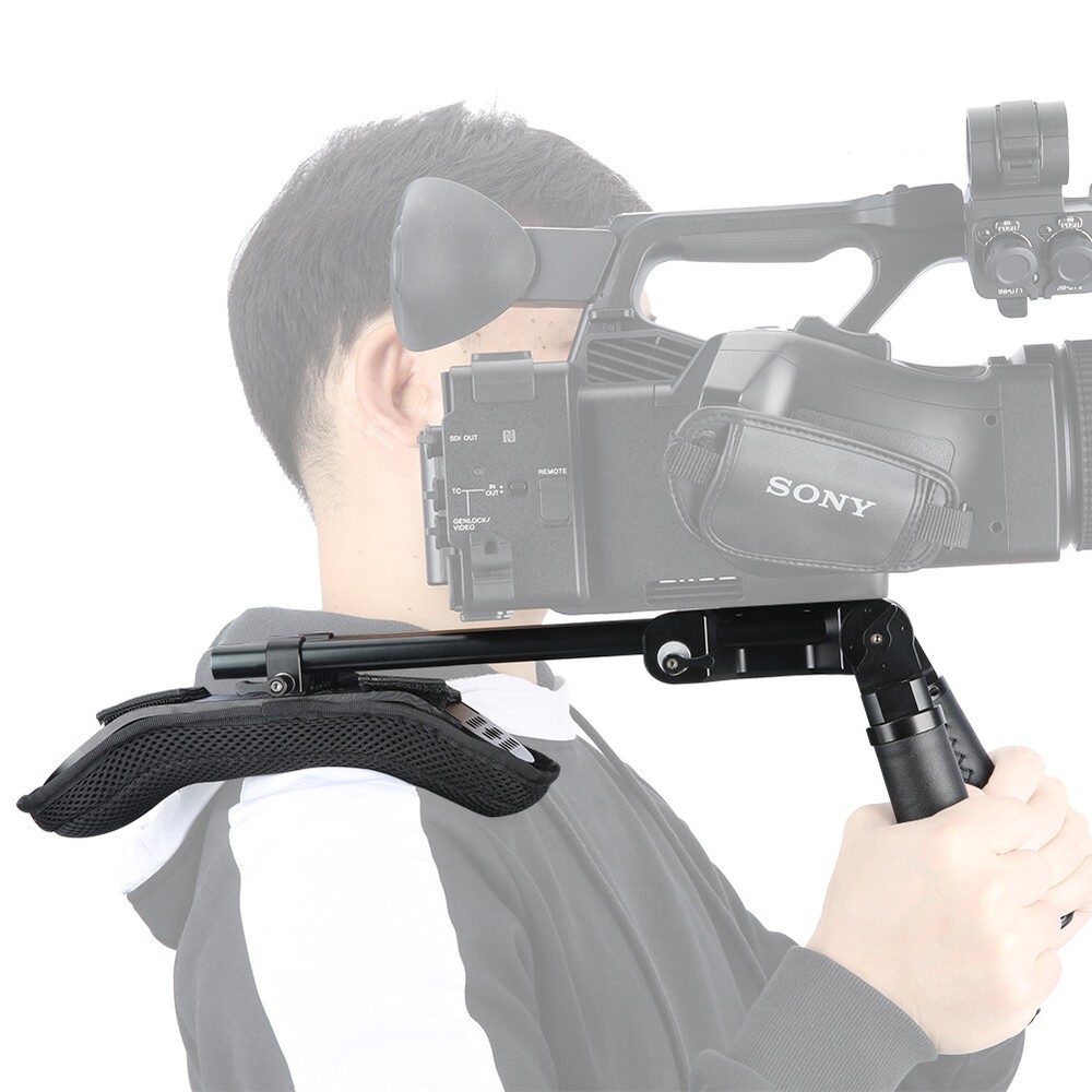Niceyrig Shoulder Pad Kit with15mm Rod Clamp Rosette Mount BasePlate Handle Grip