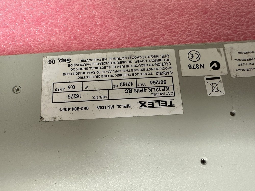 RTS Telex KP-12LK White 12 Position Key Panel Intercom System