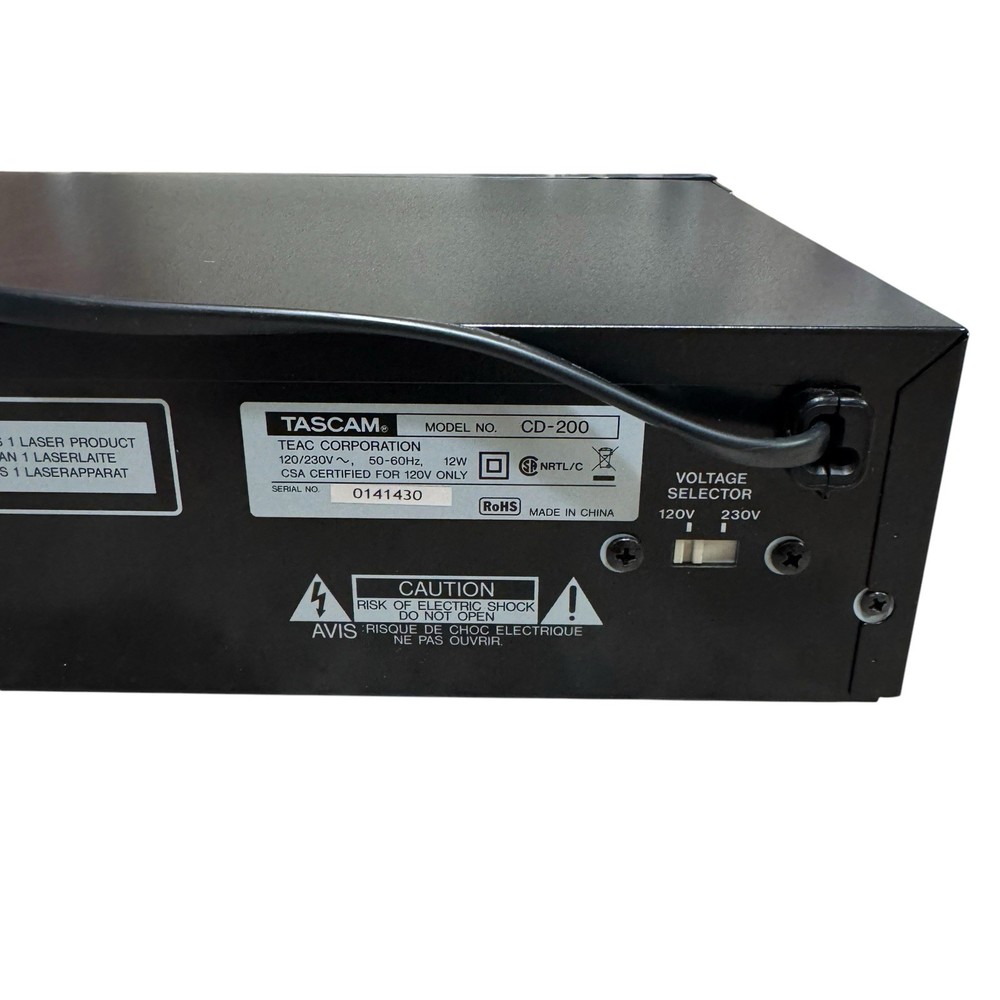TASCAM CD-200 Solid State Digital Audio