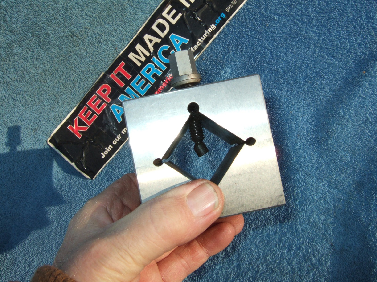 V BLOCK LRG 3 X 3 X 2.8 USA TOOLMAKER MADE 4 YOUR BRIDGPORT MACHINIST GRIND QA