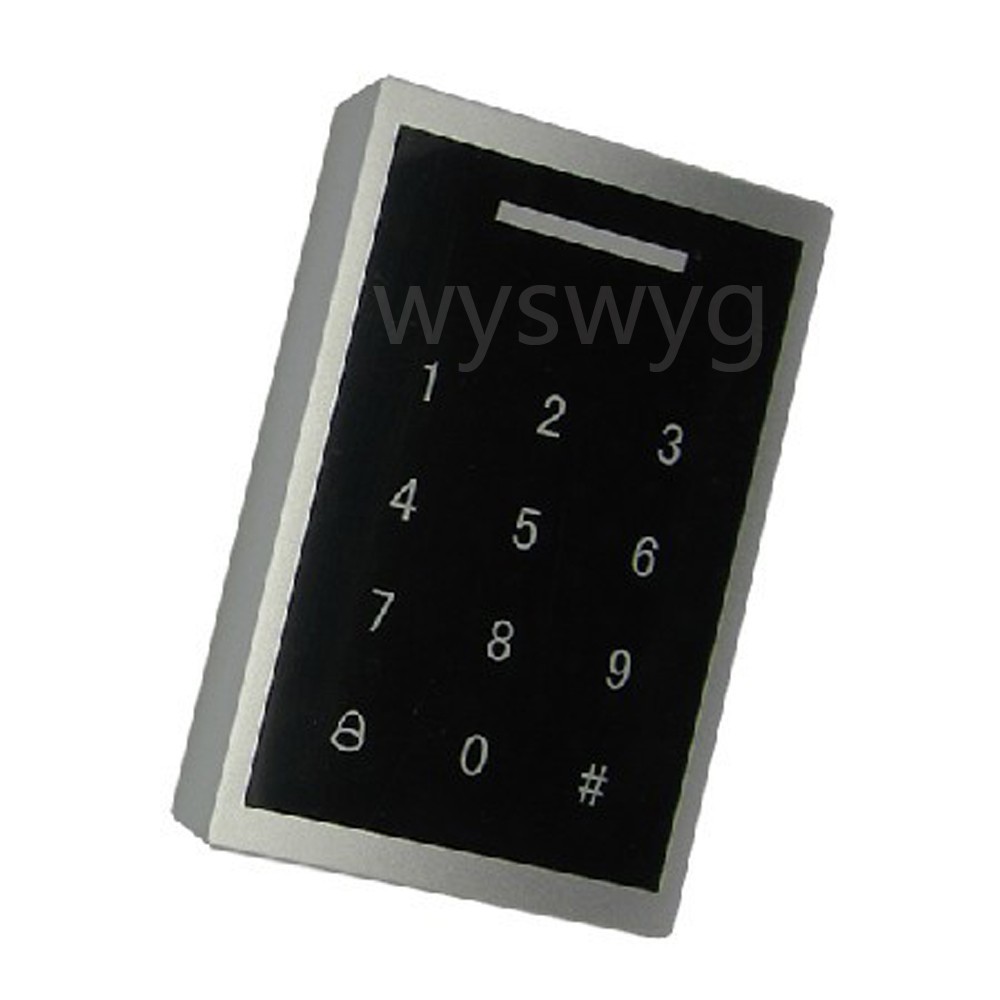 Waterproof Touch Sensor Keypad with 125KHz ID EM Reader Door Access Control
