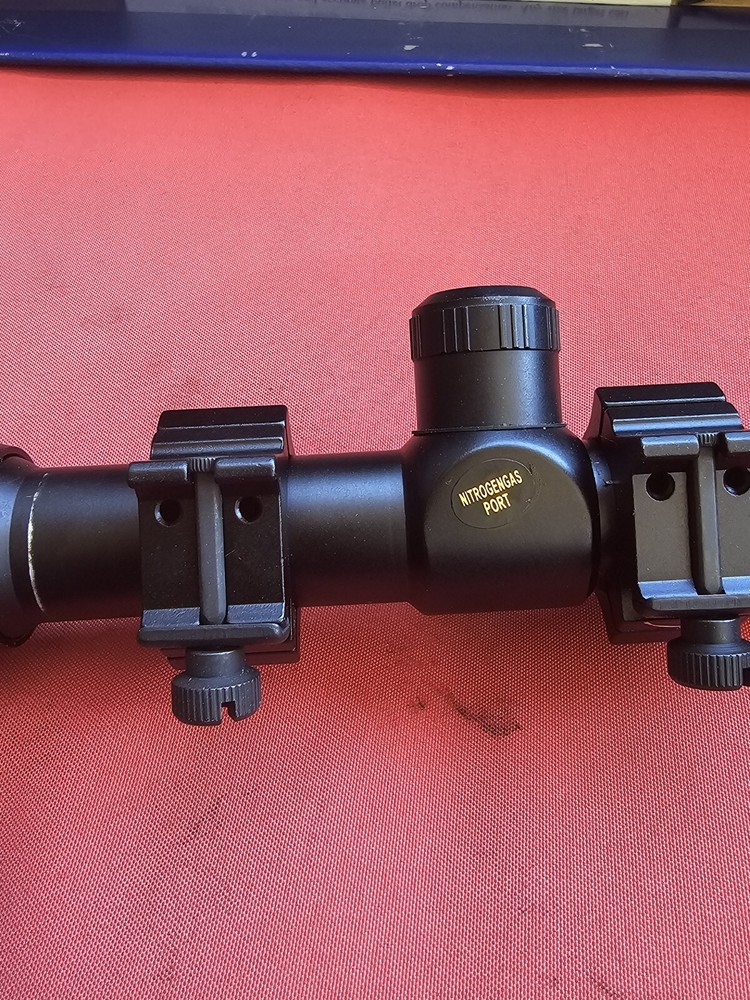 NCSTAR 6-24×50 AOE RANGEFINDER SCOPE IN ORIGINAL BOX USED CONDITION UNTESTED E3