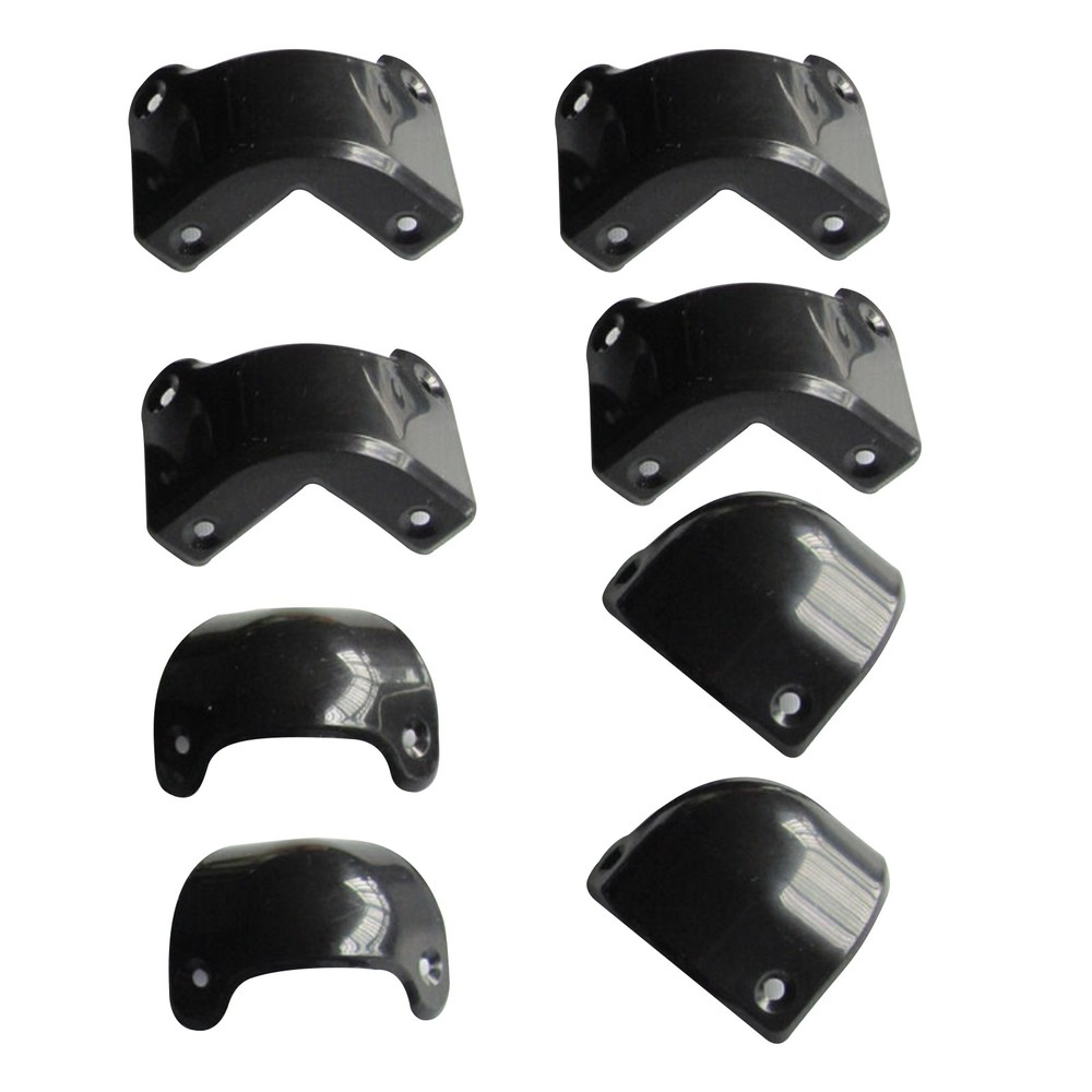 8Pack Front Rear Black Plastic Guitar AMP Amplifier Cabinet Corner For Marshall