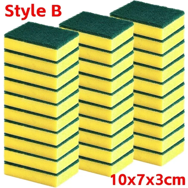 Highly Absorbent Double-Sided Sponge Magic Cleaning Pot Rust Sponge Cleaning Bru