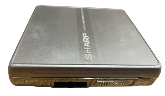 Sharp MD-ST600 Silver MDLP Minidisc Player Player Only Good