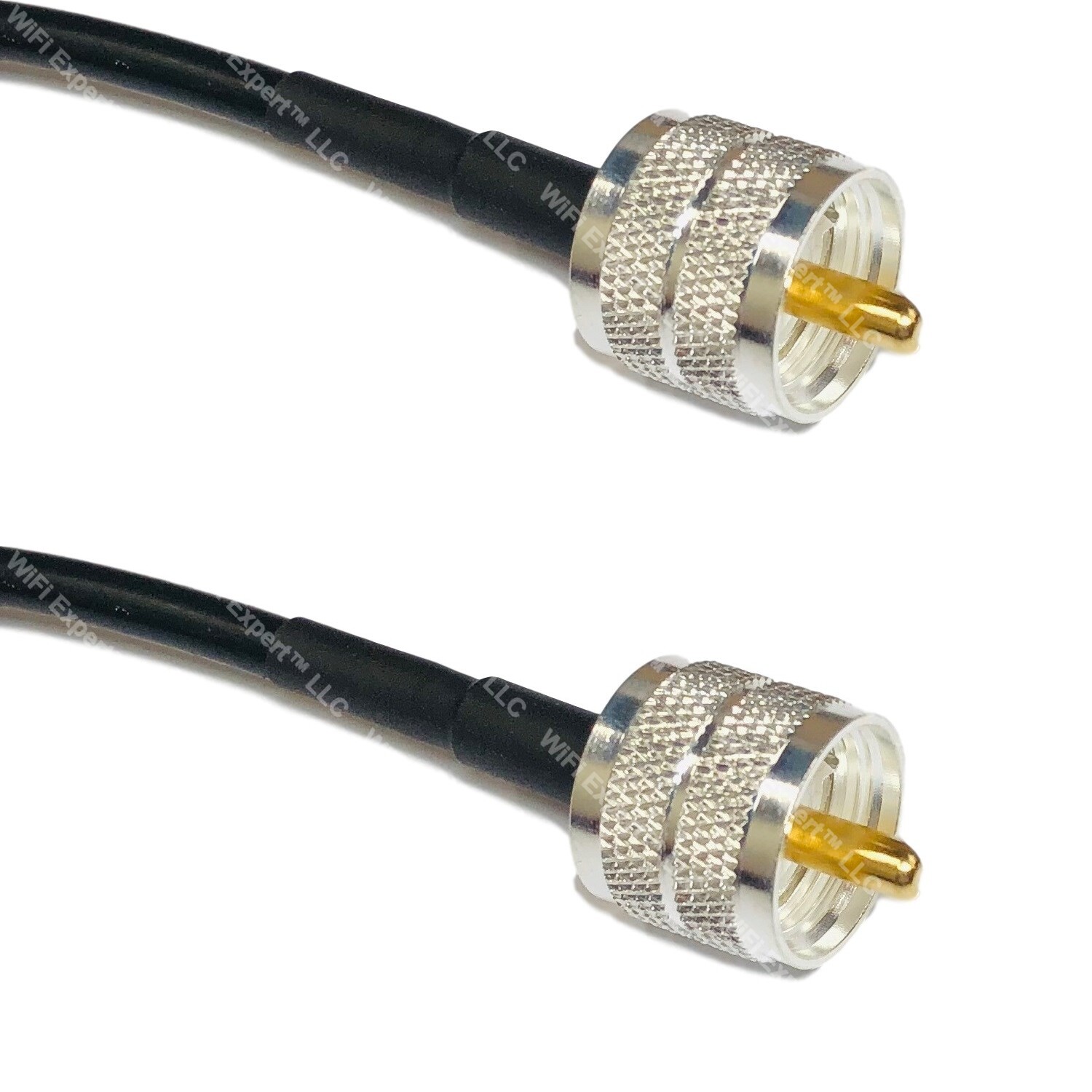 RG58 PL259 UHF Male to PL259 UHF Male Coaxial RF Cable USA-Ship Lot