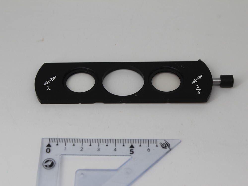 Microscope Slider Polarising Lambda Large   #NK13