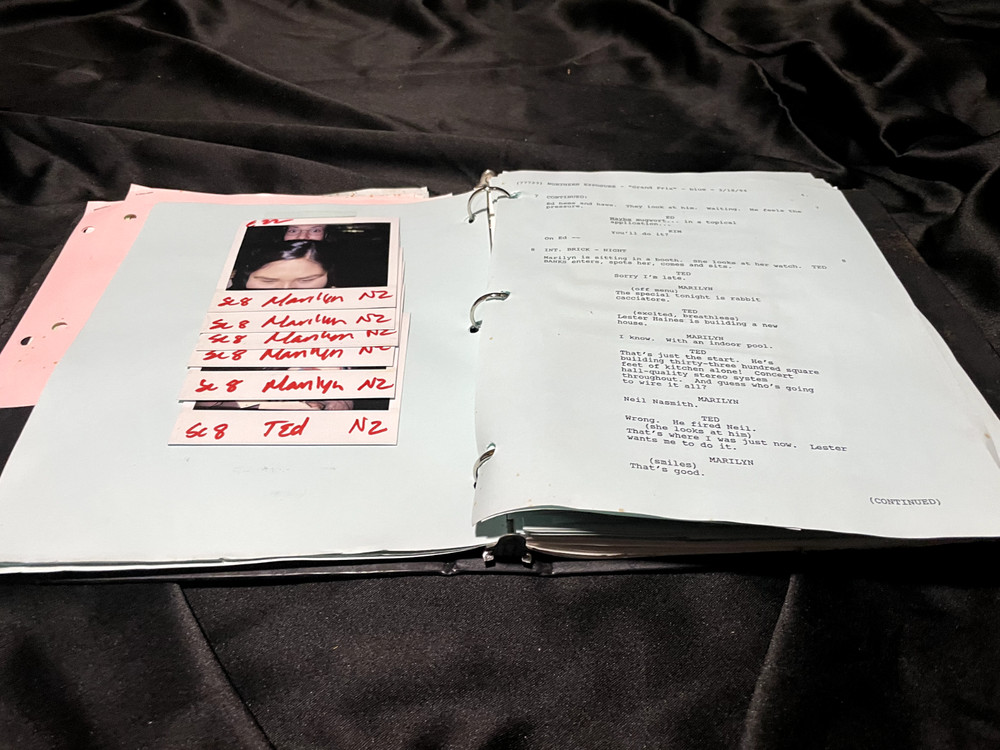 Northern Exposure Script with Cast Polaroids - Grand Prix