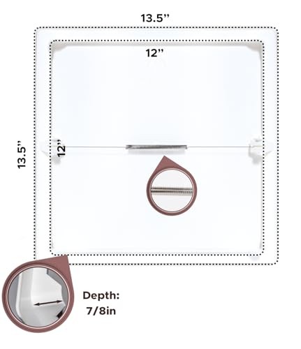 Spring Access Panel 12x12 Inch for Ceiling & Drywall, Heavy-Duty 2 Pack