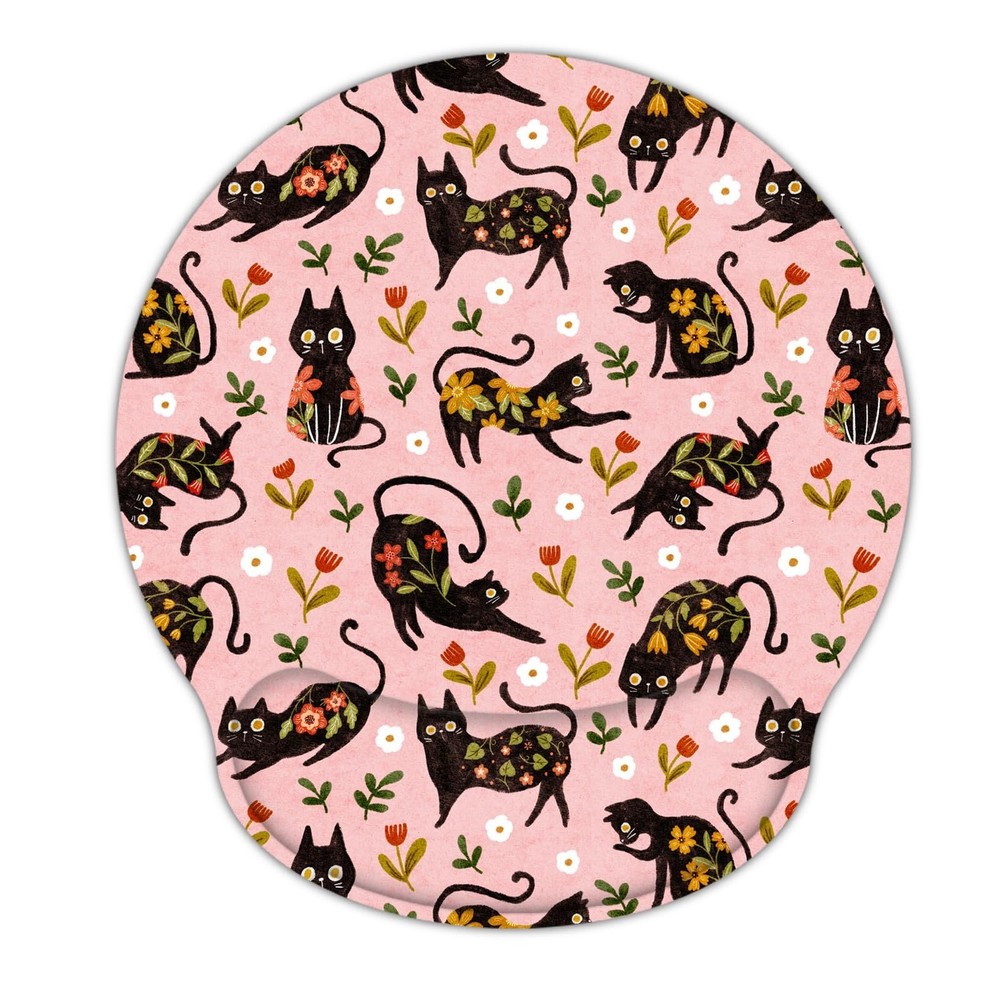 RICHEN Ergonomic Mouse Pad with Wrist Support,Non-Slip Rubber Base for Comput...