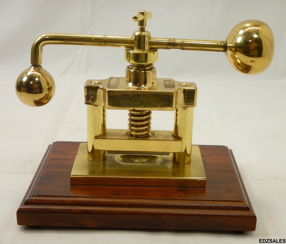 Vintage Schaefer Mechanical Brass Press