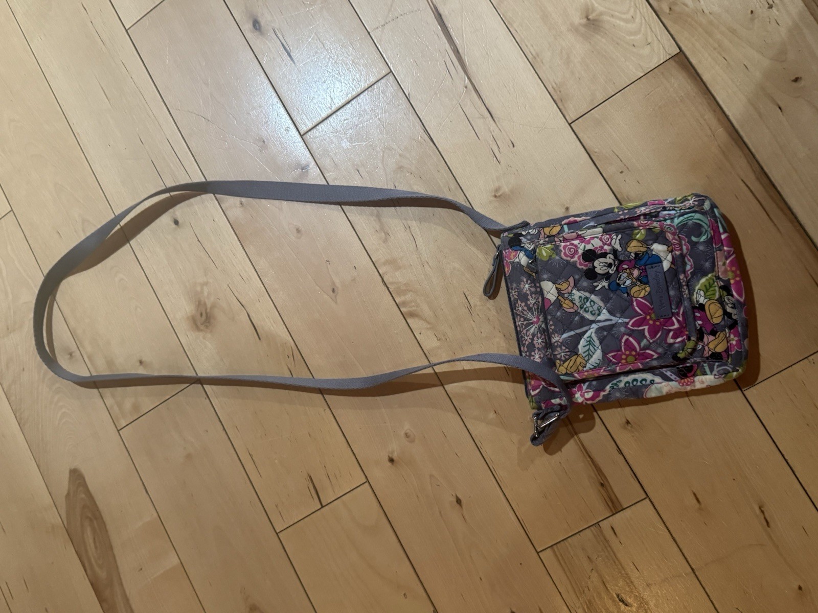 Vera Bradley Disney Mickey Mini Floral Paisley Crossbody Bag Disney Parks