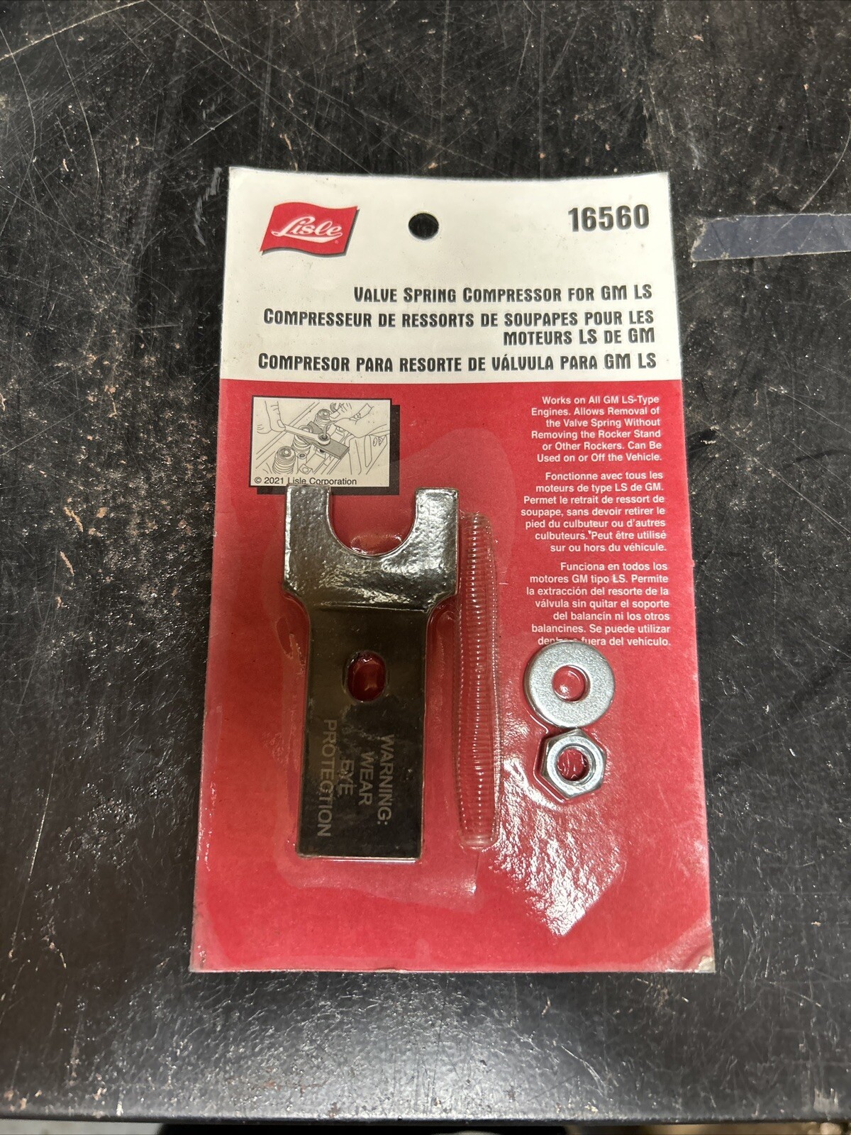(F) New INCOMPLETE Lisle 16560 Valve Spring Compressor for GM LS