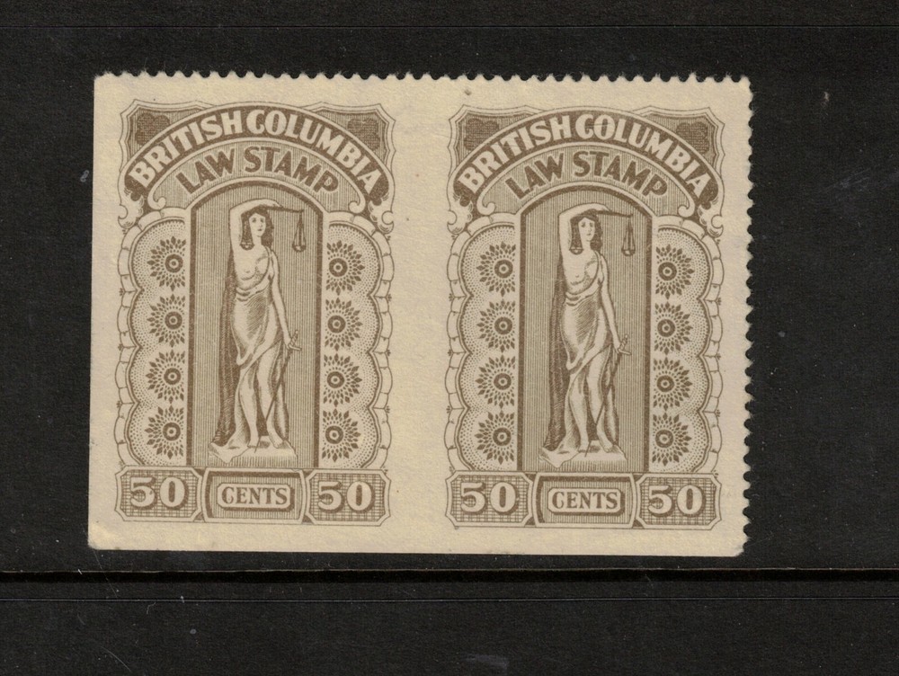 Van Dam #BL39b Extra Fine Never Hinged Imperf Pair -Subtle Marks On Gum As Usual