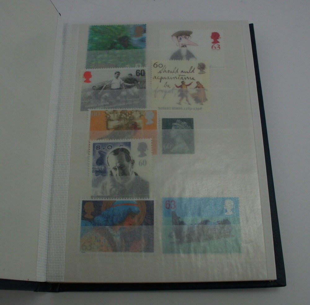 Lighthouse 8/16 White Page *Pocket Sized* Stamp Stockbook. In various colours