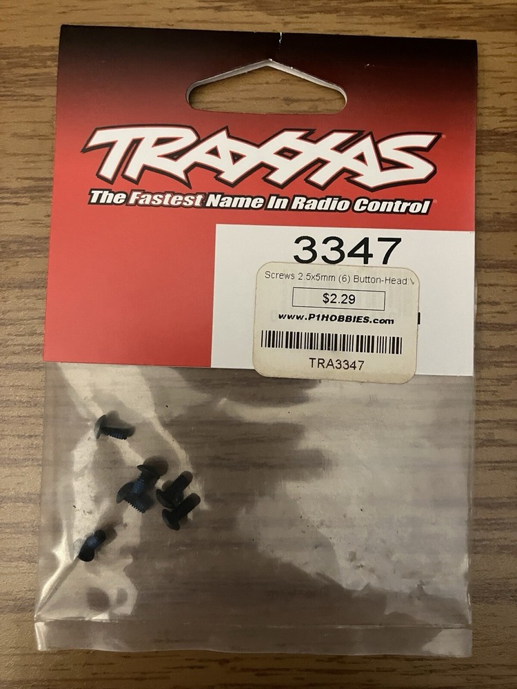 Traxxas 2.5x5mm Button Head Screws (6) [TRA3347]