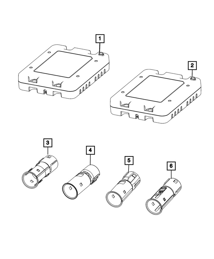 Genuine Mopar Wireless Device Charger 68630089AA