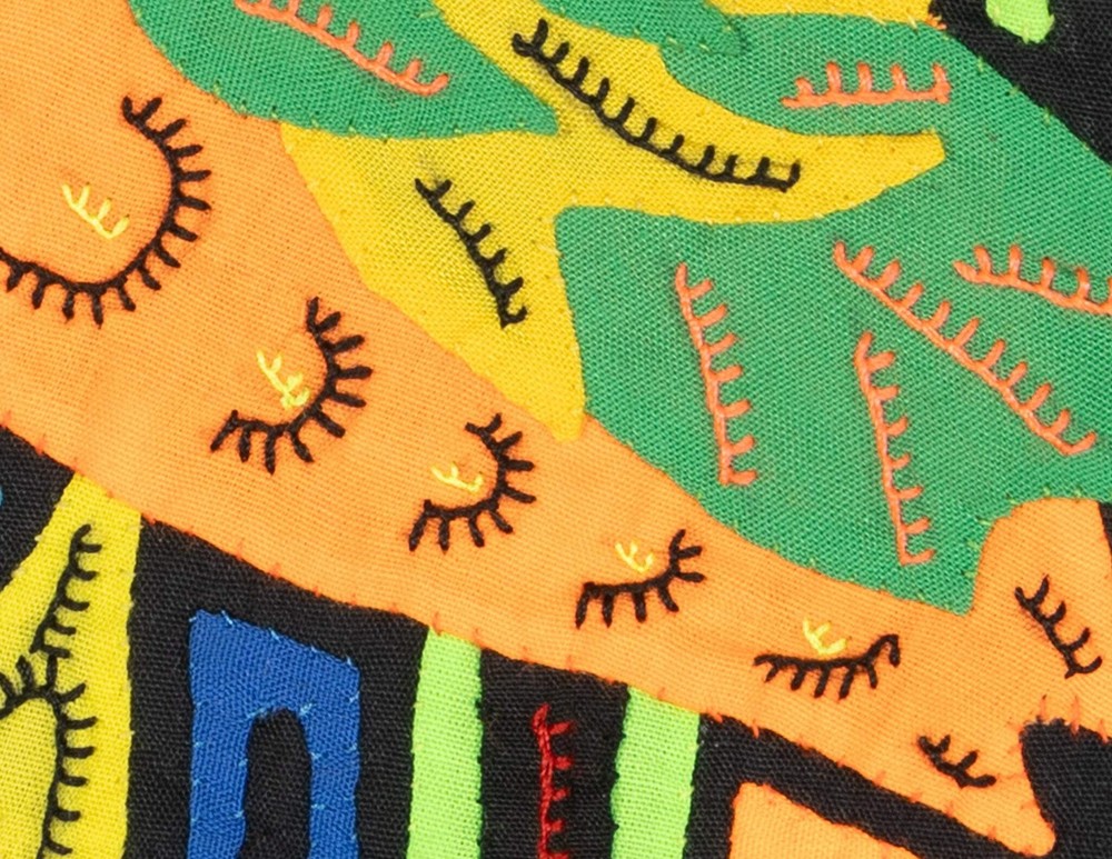 Multicolor Green And Orange Bird Molita