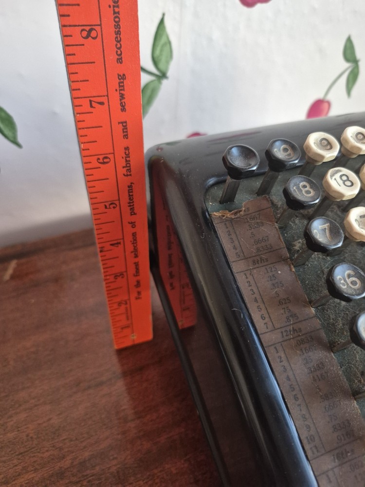 Antique Burroughs Adding Machine Calculator