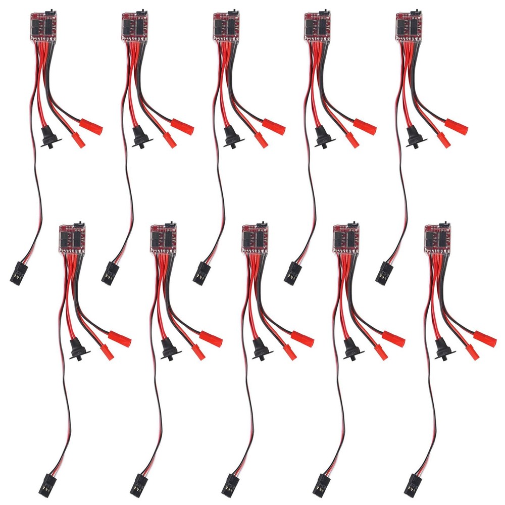 10 PCS Mini 20A ESC Motor Speed Controller Forward Reverse Brush Brake 2S