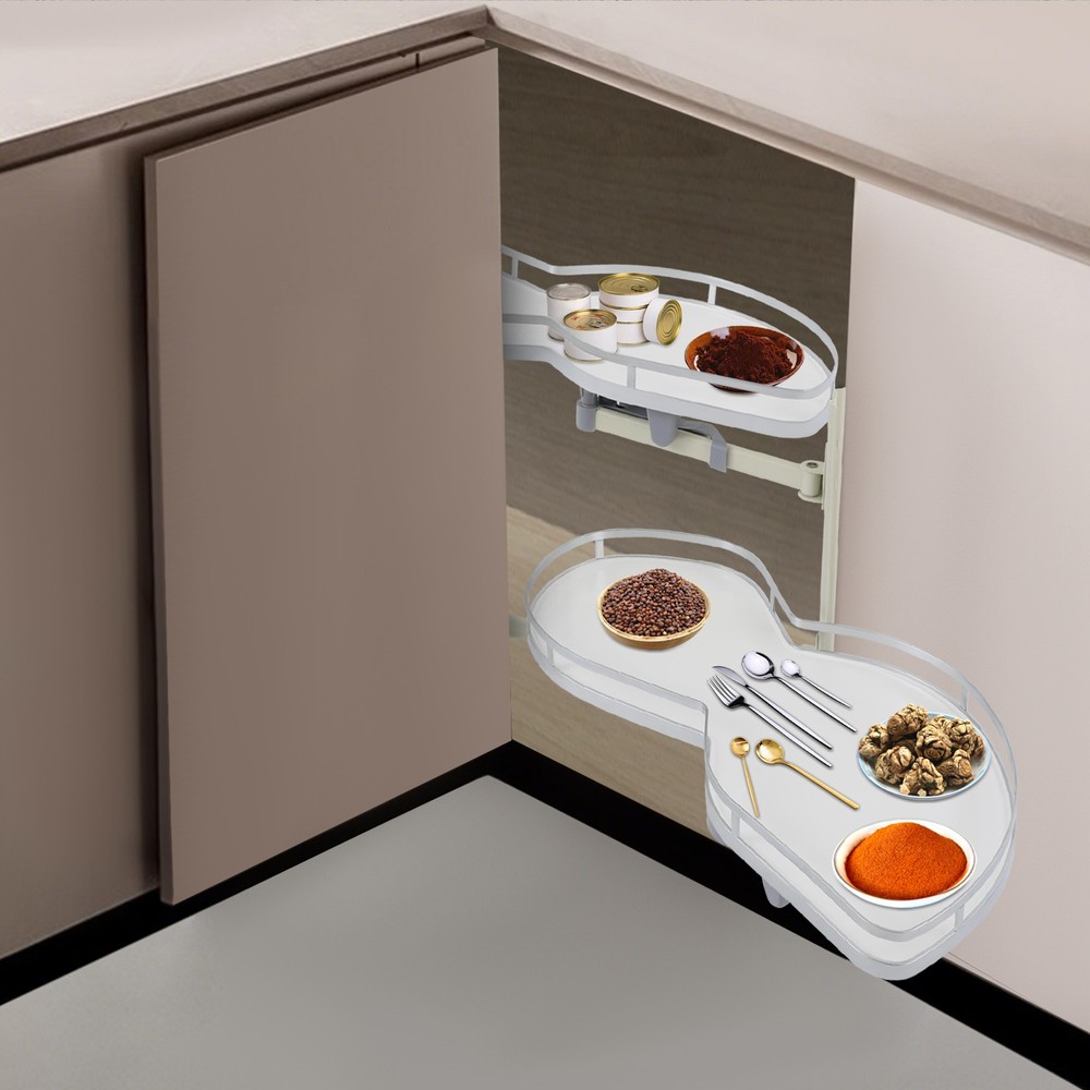 Right Blind Corner Kitchen Cabinet Organizer Pull Out Organizer Each Load 15kg