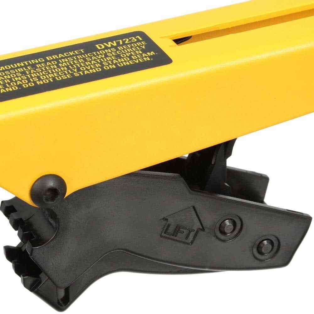Dewalt Miter Saw Mounting Brackets Stand Workstation Tool Quick Release Clamps