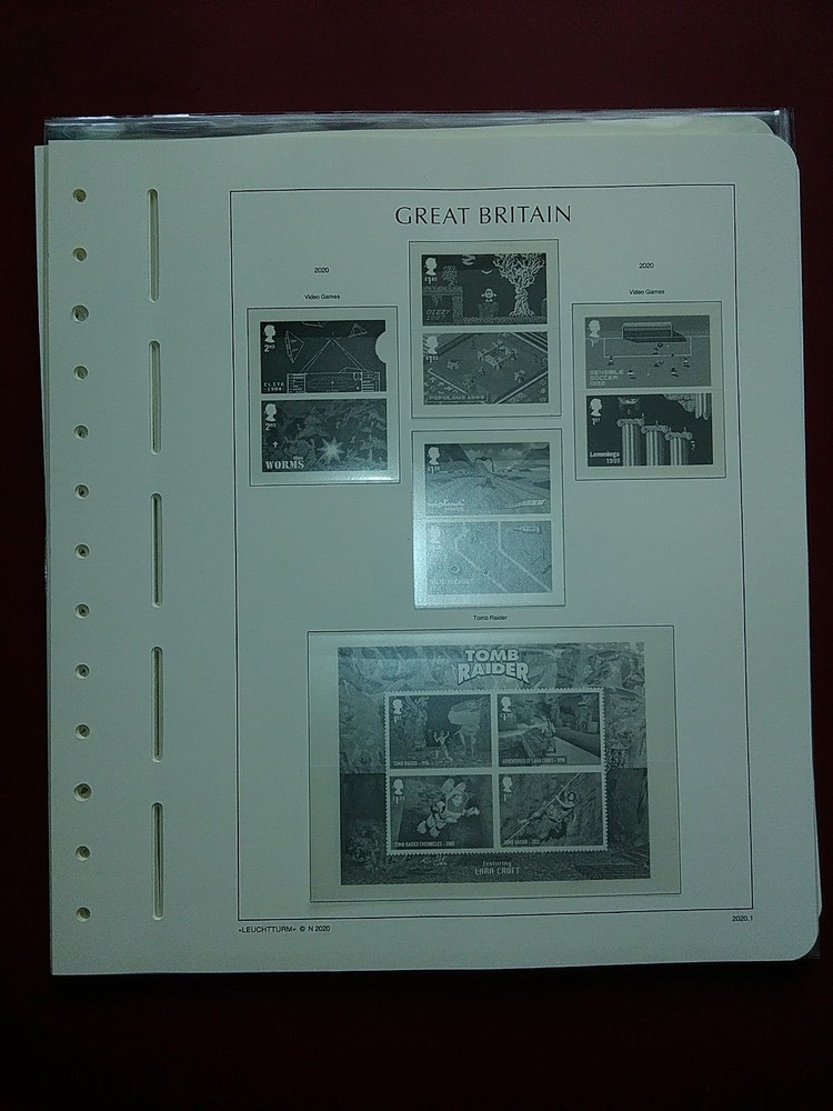 LIGHTHOUSE Commemorative Hingeless album pages Great Britain 2020 Used R2020